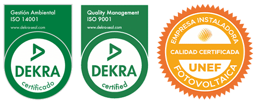 Certificado de Calidad de Empresa Instaladora Fotovoltaica